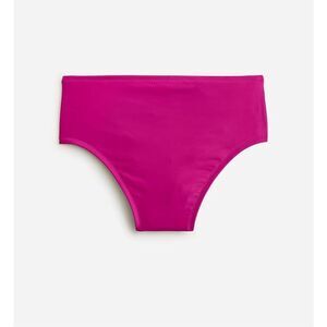 NWT J. Crew Pink Radiant Fuchsia High Waist Classic Hallie Bikini Bottom XL